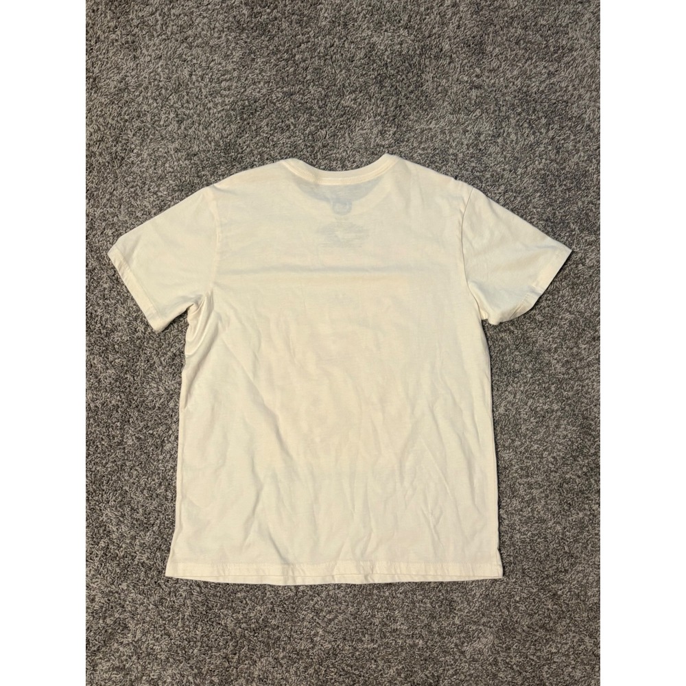 Smokey The Bear Prevent Forest Fire Graphic T-Shirt Cream Small Wildfire Tee - Picture 2 of 3